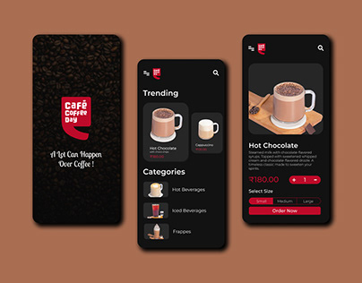 Coffee app Ui Concept