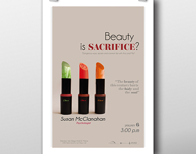 Beauty is sacrifice?