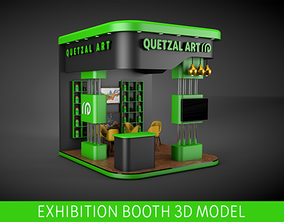 Exhibition Booth 3D Model