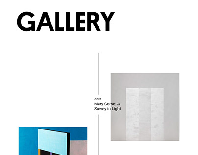 Gallery Website Concept
