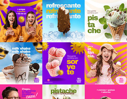 Social Media | Sorveterias - Ice Cream