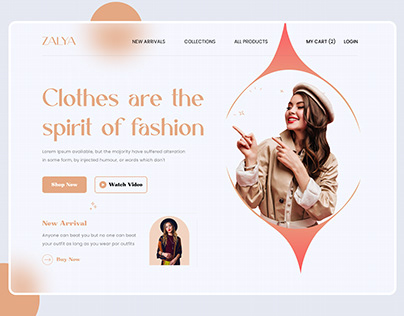Fashion E-Commerce Landing Page