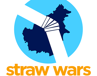Straw Wars Borneo Logo & Standees (2018)