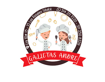 Logo sticker galletas