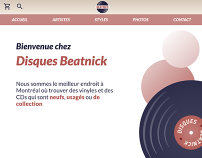 Refonte Web - Disques Beatnick