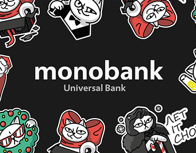 MONOBANK I Universal bank stickers design