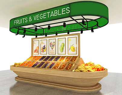 Hypermarket grocery units design