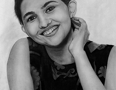 Mamitha baiju Pencil Drawing