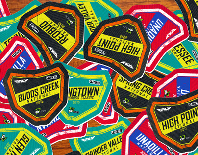 MX Outdoor Nationals Stickers - FLY RAcing