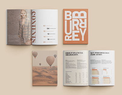 Burberry Annual Report- Editorial Design