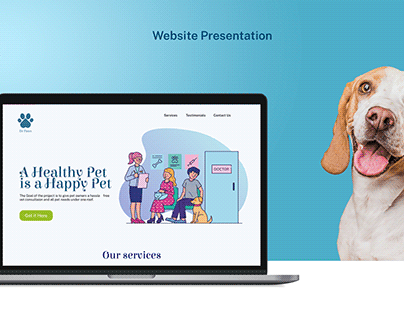 Website Presentation - Pet App