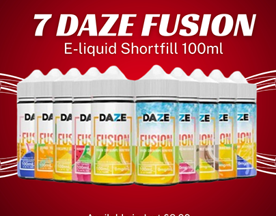 7 Daze Fusion E-liquid Shortfill 100ml