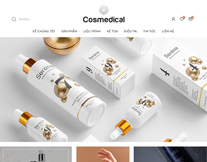 Layout Website Cosmedical