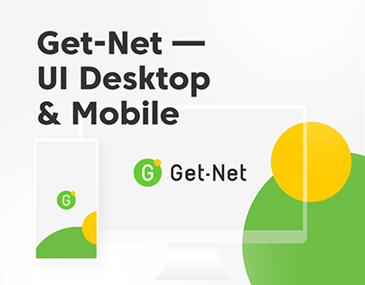 Get-Net — UI Desktop & Mobile