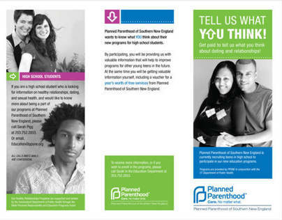 Brochure: Planned Parenthood of Southern New England
