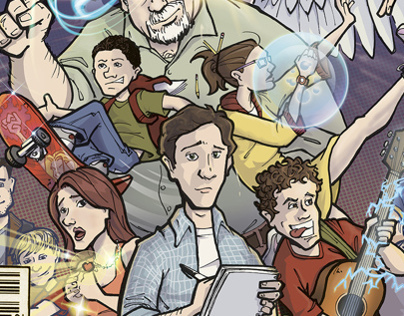 Poster & Comic Illustration : Hero: The Musical