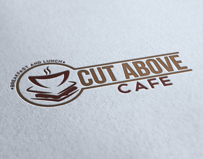 Cut Above Cafe Logo and Website