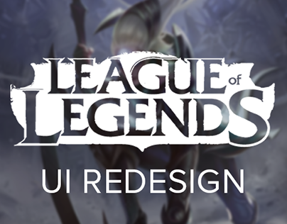 League Of Legends (champion page) - UI Redesign