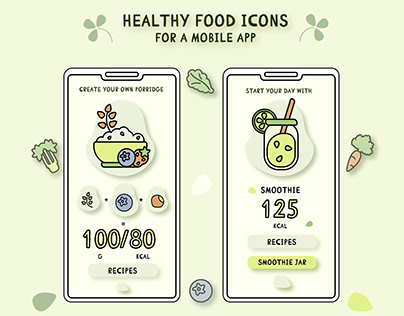 Healthy food Icons