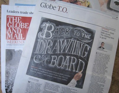 Globe and Mail, Toronto, cover