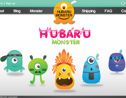 Project thumbnail - Hubaru Monsters Web