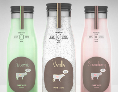 Milk Bottle - Packaging Design