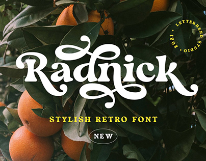Radnick - Stylish Retro Font