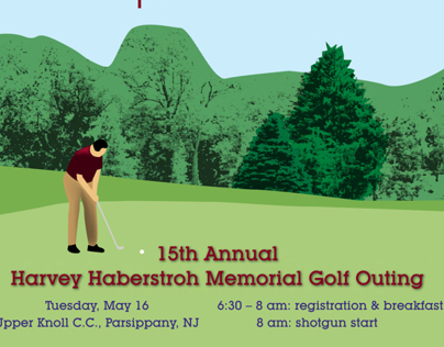 Golf outing poster