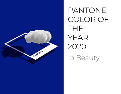 Pantone color of the year 2020- Classic Blue, In beauty