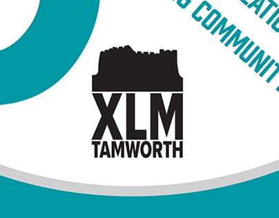 XLM Tamworth - Trifold leaflet and pop up banner stand