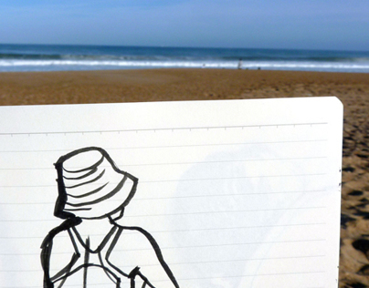 Sketchbook on the beach 2012/13