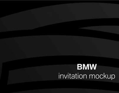 BMW lunch event invitation