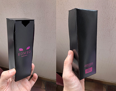 "Romeo" cologne logo & packaging