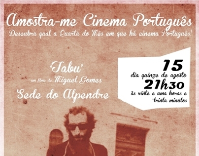 'Amostra-me Cinema Português'