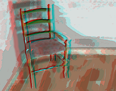 "Mom' favorite old chair"   (3d version)