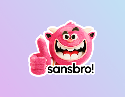 Sansbro 3D Mascot