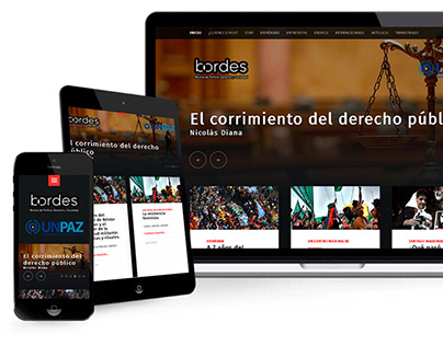 Revista Bordes - Diseño web / Wordpress