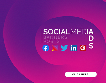 social media ads and banners