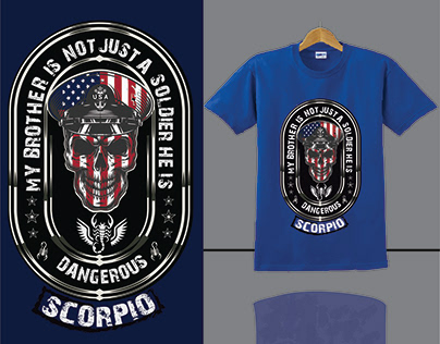 #Scorpio t-shirt design