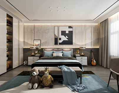 Dr:Asmaa Elotibi Master Bedroom Design
