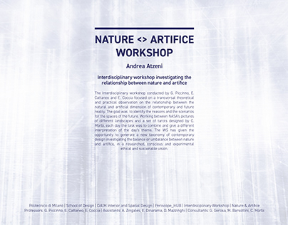 Nature // Artifice Workshop | Andrea Atzeni