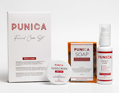 PRODUCT SHOOT FOR PUNICA SKIN