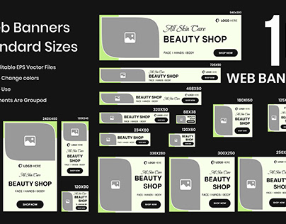 Beauty and Spa Website Banners Templates