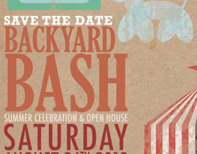Backyard Bash-Save the Date & Invite