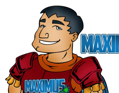 Diseño de Logo y Personaje Maximus