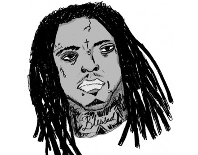 Lil' Wayne Portrait Illustration