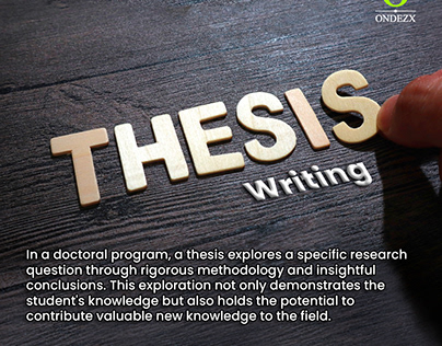 Format your PhD Thesis writing