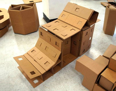 Cardboard Module Chair