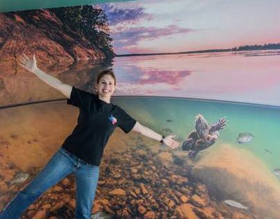 Lake Murray Wildlife Center photo installation
