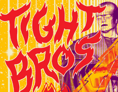 Tight Bros. Screen Printed Gigposter. 3 colors